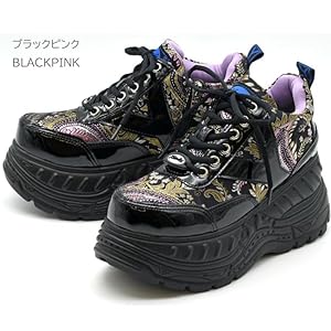 よし Amazon | [ヨースケ YOSUKE］ 厚底スニーカー レースアップ